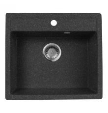 Кухонная мойка AquaGranitEx черный M-56(308)