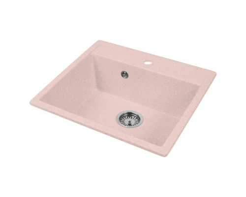 Кухонная мойка AquaGranitEx розовый M-56(315)