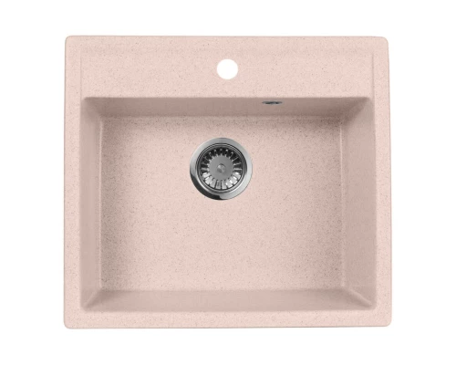 Кухонная мойка AquaGranitEx розовый M-56(315)