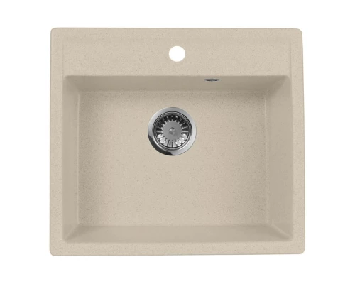 Кухонная мойка AquaGranitEx бежевый M-56(328)