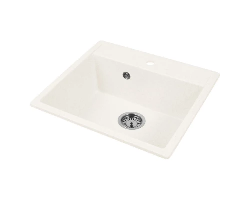 Кухонная мойка AquaGranitEx белый M-56(331)