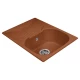 Кухонная мойка AquaGranitEx терракот M-70(307)