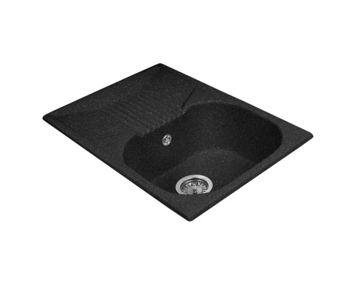 Кухонная мойка AquaGranitEx черный M-70(308)