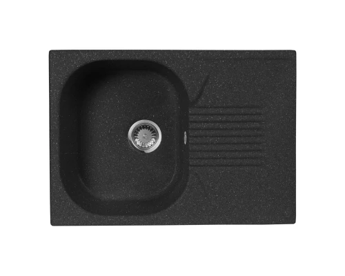 Кухонная мойка AquaGranitEx черный M-70(308)