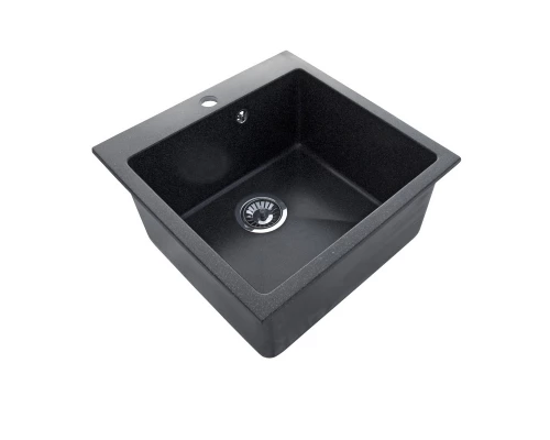 Кухонная мойка AquaGranitEx черный M-31(308)