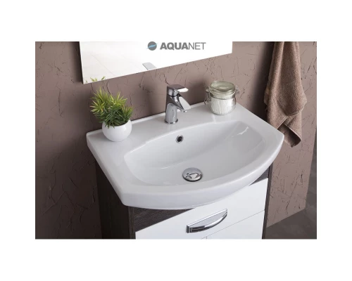 Тумба дуб кантенбери/белый 55,4 см Aquanet Грейс 00198374