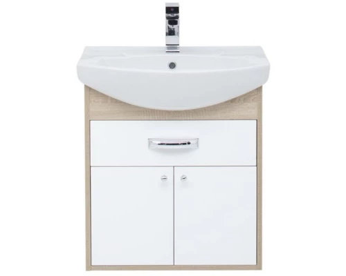 Тумба дуб сонома/белый 55,4 см Aquanet Грейс 00198373