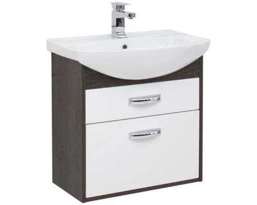 Тумба дуб кантенбери/белый 60,4 см Aquanet Грейс 00198378