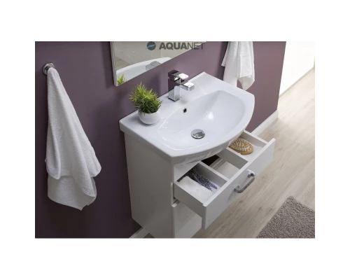 Тумба белый 55,4 см Aquanet Ирис 00198381