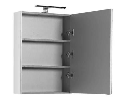 Зеркальный шкаф 50x67 см белый Aquanet Порто 00195726