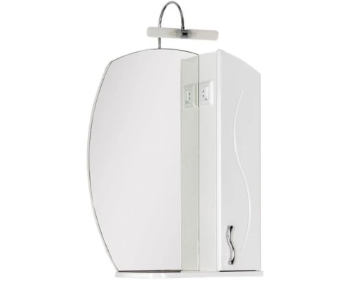 Зеркальный шкаф 61,4x80,9 см белый Aquanet Моника 00186773