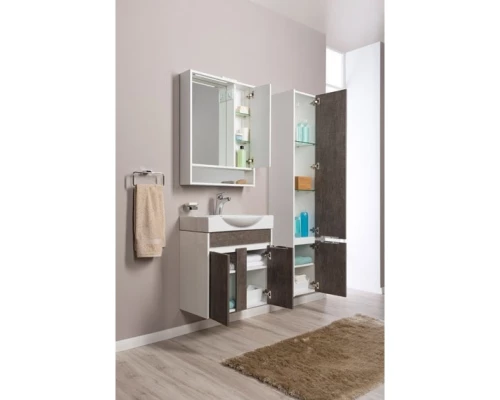 Пенал подвесной правый белый/дуб антик Aquanet Коста 00188408