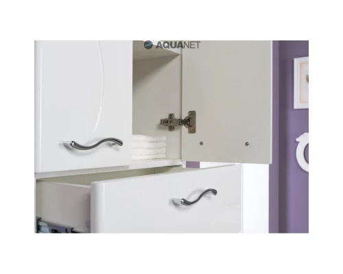 Шкаф подвесной белый Aquanet Моника 00186780