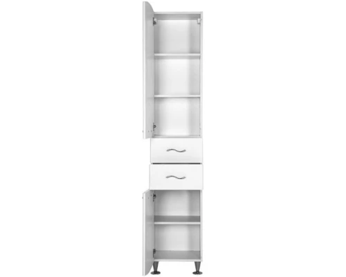 Пенал напольный левый белый Aquanet Моника 00186777