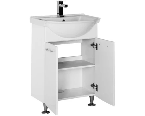 Тумба белый 56,5 см Aquanet Моника 00186769