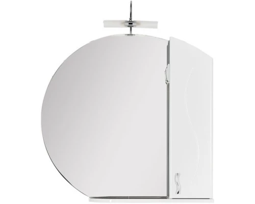 Зеркальный шкаф 88x84,9 см белый Aquanet Моника 00186775