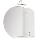 Зеркальный шкаф 88x84,9 см белый Aquanet Моника 00186775