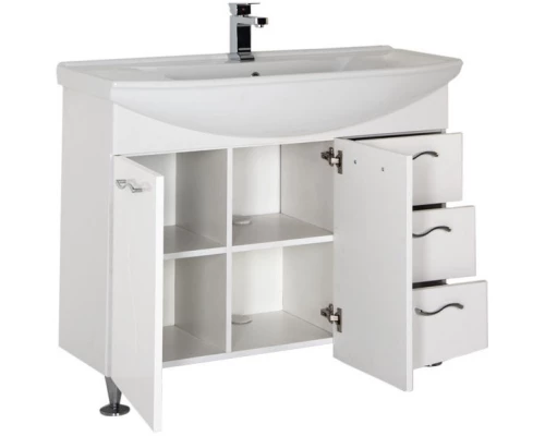 Тумба белый 102,5 см Aquanet Моника 00186772