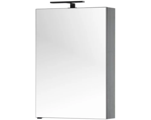 Зеркальный шкаф 60x85 см серый антрацит Aquanet Алвита 00183989