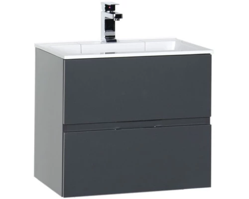 Тумба серый антрацит 59 см Aquanet Алвита 00183991