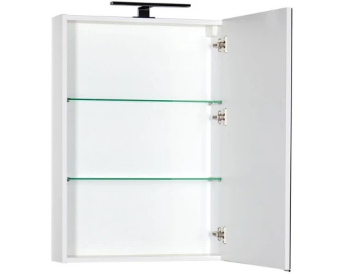 Зеркальный шкаф 60x85 см белый Aquanet Алвита 00183994