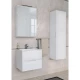Зеркальный шкаф 60x85 см белый Aquanet Алвита 00183994