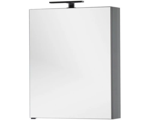 Зеркальный шкаф 70x85 см серый антрацит Aquanet Алвита 00183990