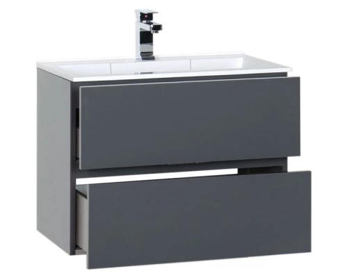 Тумба серый антрацит 69 см Aquanet Алвита 00183992