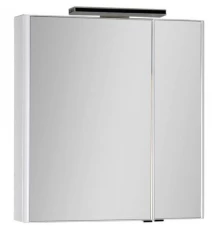 Зеркальный шкаф 80x85 см белый Aquanet Орлеан 00183077