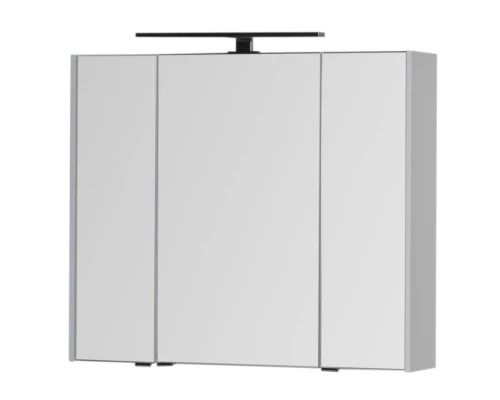 Зеркальный шкаф 90x75 см белый Aquanet Латина 00179605