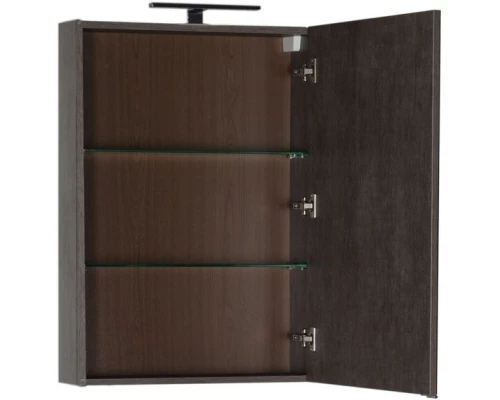 Зеркальный шкаф 59,6x85 см дуб антик Aquanet Эвора 00182996