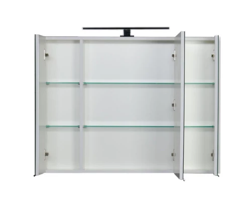 Зеркальный шкаф 100x75 см белый Aquanet Латина 00179636