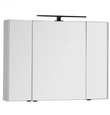 Зеркальный шкаф 100x75 см белый Aquanet Латина 00179636