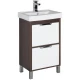Тумба белый/венге 47 см Aquanet Гретта 00171587
