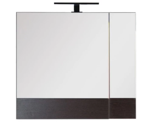 Зеркальный шкаф 75x67 см венге Aquanet Нота 00159109