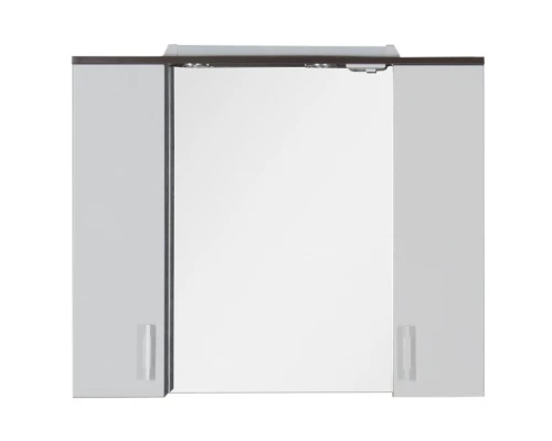 Зеркальный шкаф 90x74,6 см венге/белый Aquanet Тиана 00172399