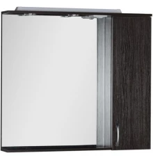Зеркальный шкаф 100x87 см с подсветкой венге Aquanet Донна 00169185