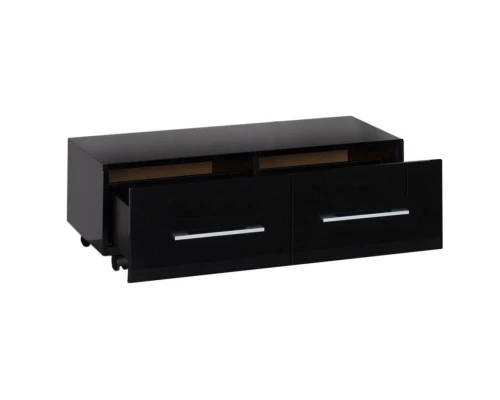 Тумба подкатная черный 89, см Aquanet Нота 00170733