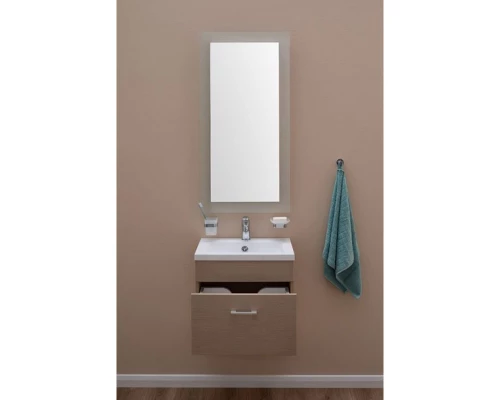 Зеркало 45x90 см с подсветкой алюминий Aquanet Нота 00159094