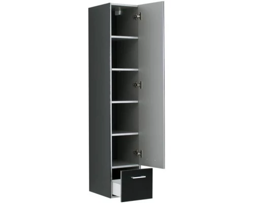 Пенал подвесной черный Aquanet Верона 00175391