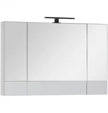 Зеркальный шкаф 100x67 см белый Aquanet Верона 00175383