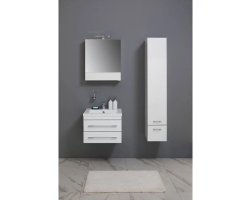 Зеркальный шкаф 58x67 см белый Aquanet Верона 00175344