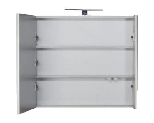 Зеркальный шкаф 75x67 см белый Aquanet Верона 00175381