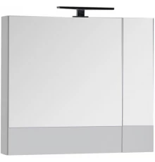 Зеркальный шкаф 75x67 см белый Aquanet Верона 00175381