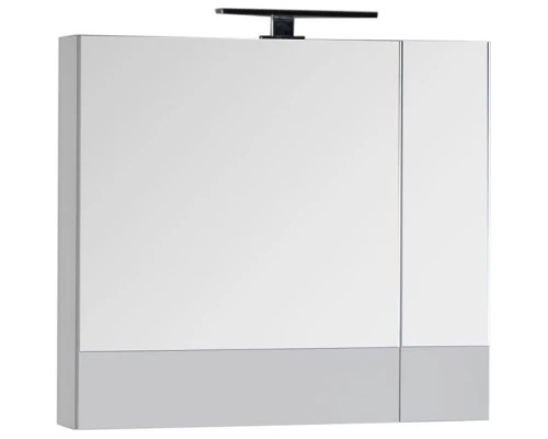 Зеркальный шкаф 75x67 см белый Aquanet Верона 00175381