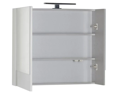 Зеркальный шкаф 75x67 см белый Aquanet Верона 00175381