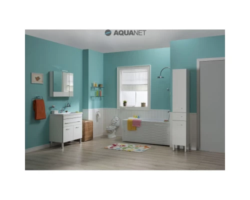 Тумба белый 74 см Aquanet Верона 00182706
