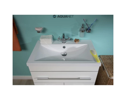 Тумба белый 74 см Aquanet Верона 00182706