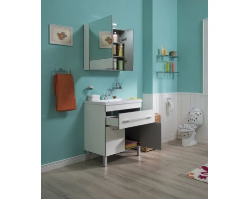 Тумба белый 74 см Aquanet Верона 00182706