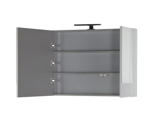 Зеркальный шкаф 90x67 см белый Aquanet Верона 00172339